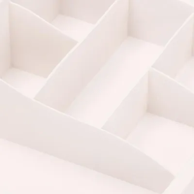 Organizér na kozmetiku / šperkovnica SPRINGOS SPIRIT 3 biela