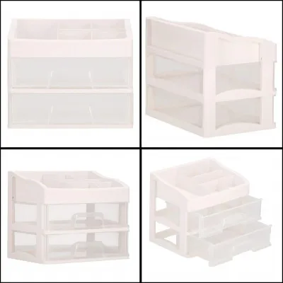 Organizér na kozmetiku / šperkovnica SPRINGOS SPIRIT 3 biela