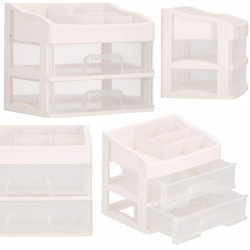 Organizér na kozmetiku / šperkovnica SPRINGOS SPIRIT 3 biela