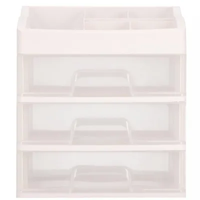 Organizér na kozmetiku / šperkovnica SPRINGOS SPIRIT 4 biela