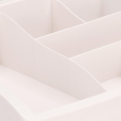 Organizér na kozmetiku / šperkovnica SPRINGOS SPIRIT 4 biela