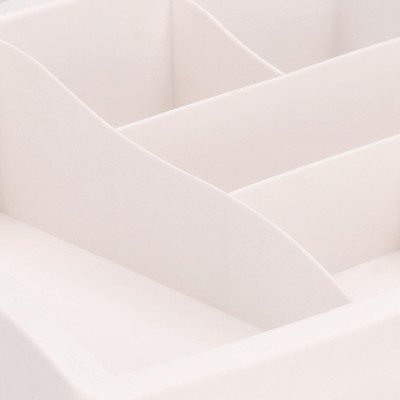 Organizér na kozmetiku / šperkovnica SPRINGOS SPIRIT 4 biela