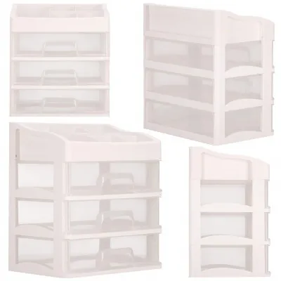 Organizér na kozmetiku / šperkovnica SPRINGOS SPIRIT 4 biela