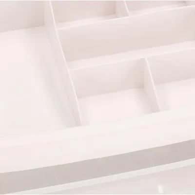 Organizér na kozmetiku / šperkovnica SPRINGOS SPIRIT 4 biela