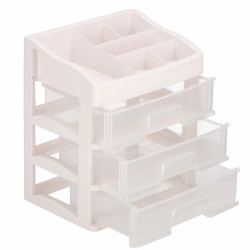 Organizér na kozmetiku / šperkovnica SPRINGOS SPIRIT 4 biela