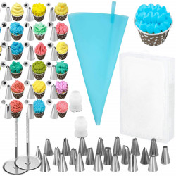 Cukrárska súprava na zdobenie, 38-dielna, nerez SPRINGOS DECORA