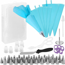 Cukrárska súprava na zdobenie, 70-dielna, nerez SPRINGOS DECORA