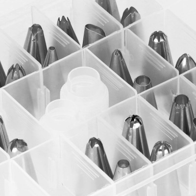 Cukrárska súprava na zdobenie, 70-dielna, nerez SPRINGOS DECORA