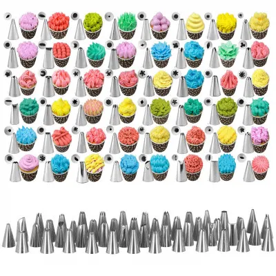 Cukrárska súprava na zdobenie, 70-dielna, nerez SPRINGOS DECORA