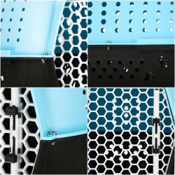 Prepravka pre psa / mačku SPRINGOS NOMAD modro-čierna