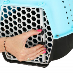 Prepravka pre psa / mačku SPRINGOS NOMAD modro-čierna