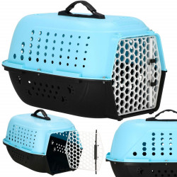 Prepravka pre psa / mačku SPRINGOS NOMAD modro-čierna