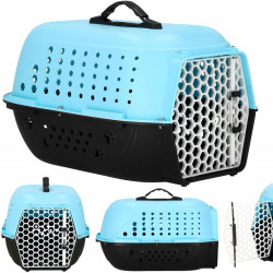 Prepravka pre psa / mačku SPRINGOS NOMAD modro-čierna