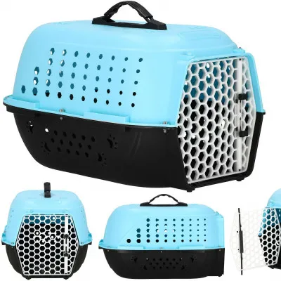 Prepravka pre psa / mačku SPRINGOS NOMAD modro-čierna