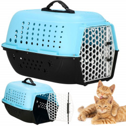 Prepravka pre psa / mačku SPRINGOS NOMAD modro-čierna