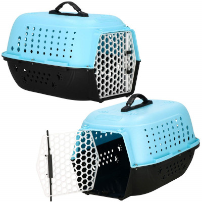 Prepravka pre psa / mačku SPRINGOS NOMAD modro-čierna