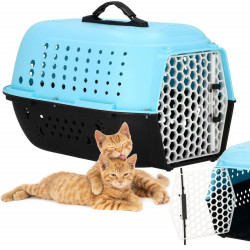 Prepravka pre psa / mačku SPRINGOS NOMAD modro-čierna