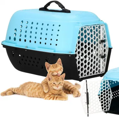 Prepravka pre psa / mačku SPRINGOS NOMAD modro-čierna