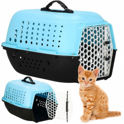 Prepravka pre psa / mačku SPRINGOS NOMAD modro-čierna