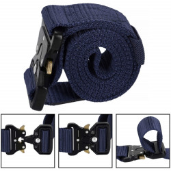 Vojenský taktický opasok SPRINGOS ARMY modrý