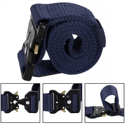 Vojenský taktický opasok SPRINGOS ARMY modrý