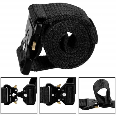 Vojenský taktický opasok SPRINGOS ARMY čierny