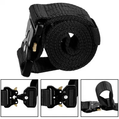 Vojenský taktický opasok SPRINGOS ARMY čierny