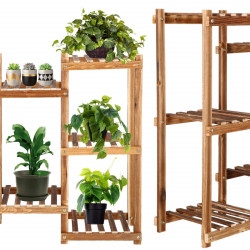 Drevený stojan na kvety SPRINGOS PLANT 8