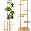Drevený stojan na kvety SPRINGOS PLANT 6