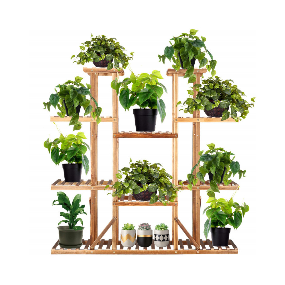 Drevený stojan na kvety SPRINGOS PLANT 12