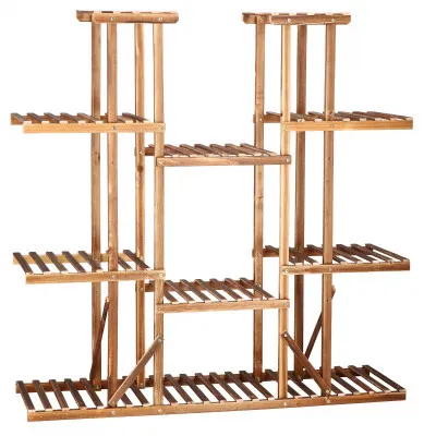 Drevený stojan na kvety SPRINGOS PLANT 12