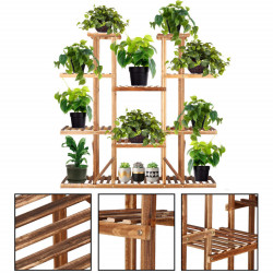 Drevený stojan na kvety SPRINGOS PLANT 12