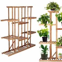 Drevený stojan na kvety SPRINGOS PLANT 12