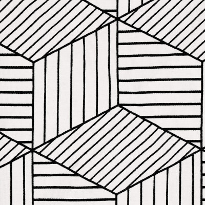 Úložný box 35l, bielo-čierne tvary SPRINGOS HA0106