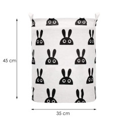 Úložný kôš 55L, králiky SPRINGOS HA0120