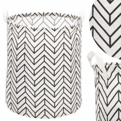 Úložný kôš 55L, čierne pruhy SPRINGOS HA0121