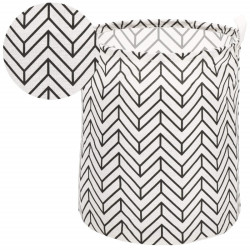 Úložný kôš 55L, čierne pruhy SPRINGOS HA0121