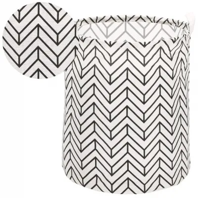 Úložný kôš 55L, čierne pruhy SPRINGOS HA0121