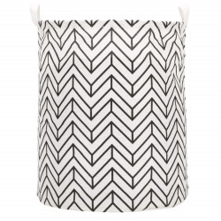 Úložný kôš 55L, čierne pruhy SPRINGOS HA0121