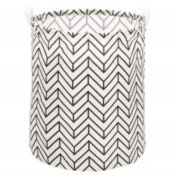 Úložný kôš 55L, čierne pruhy SPRINGOS HA0121