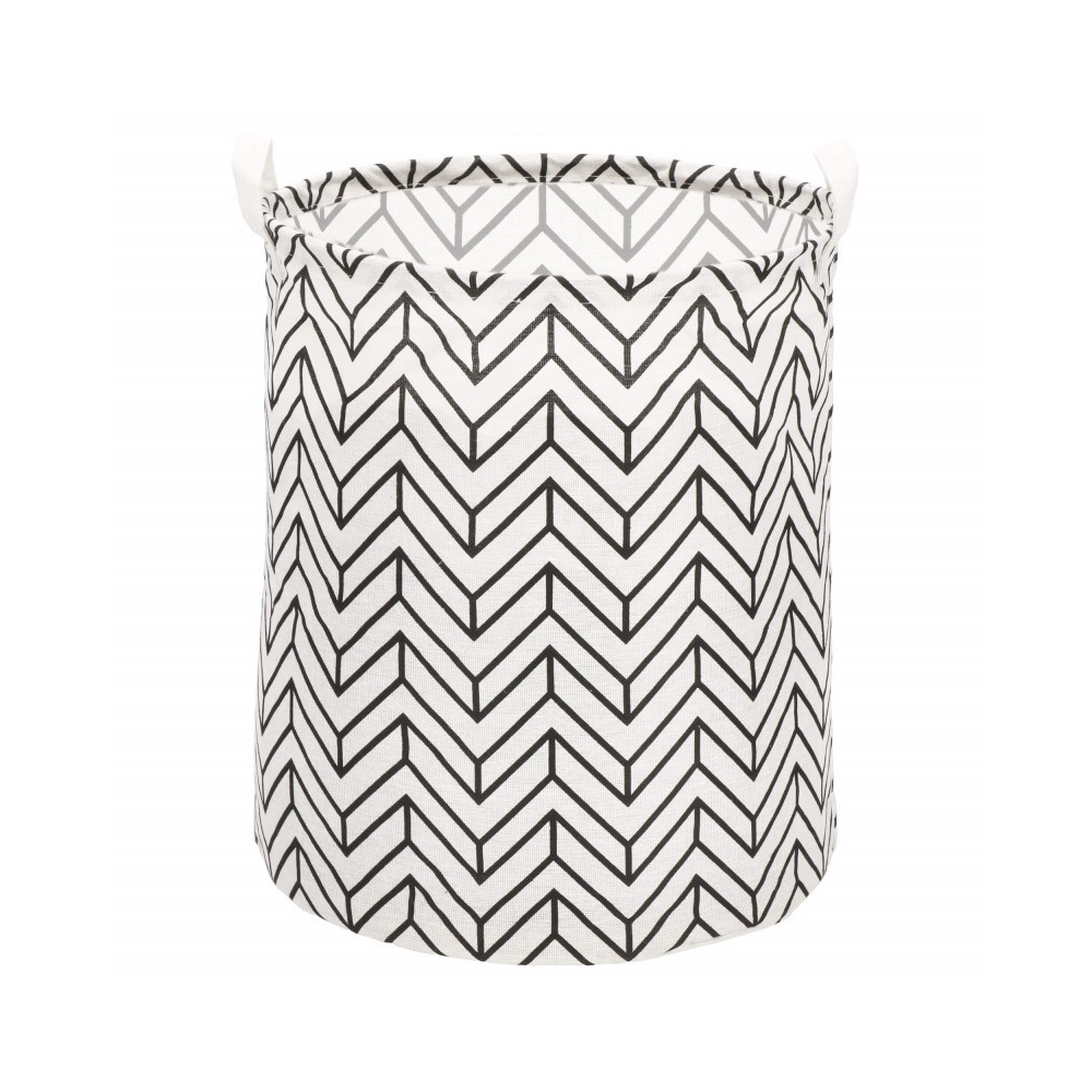 Úložný kôš 55L, čierne pruhy SPRINGOS HA0121