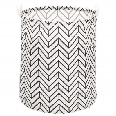 Úložný kôš 55L, čierne pruhy SPRINGOS HA0121