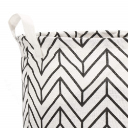 Úložný kôš 55L, čierne pruhy SPRINGOS HA0121