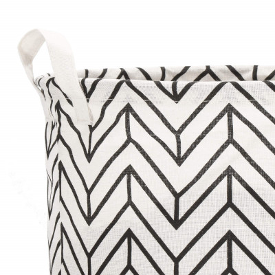 Úložný kôš 55L, čierne pruhy SPRINGOS HA0121