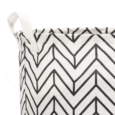 Úložný kôš 55L, čierne pruhy SPRINGOS HA0121