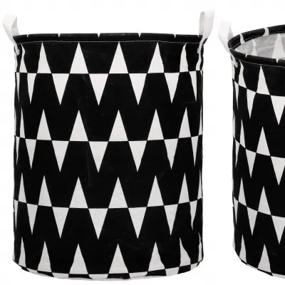 Úložný kôš 55L, čierne pruhy SPRINGOS HA0122