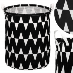 Úložný kôš 55L, čierne pruhy SPRINGOS HA0122