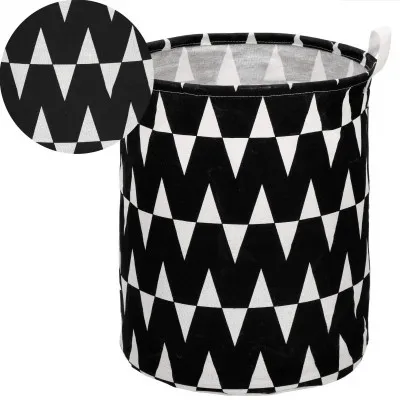 Úložný kôš 55L, čierne pruhy SPRINGOS HA0122