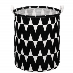 Úložný kôš 55L, čierne pruhy SPRINGOS HA0122