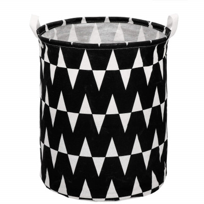 Úložný kôš 55L, čierne pruhy SPRINGOS HA0122